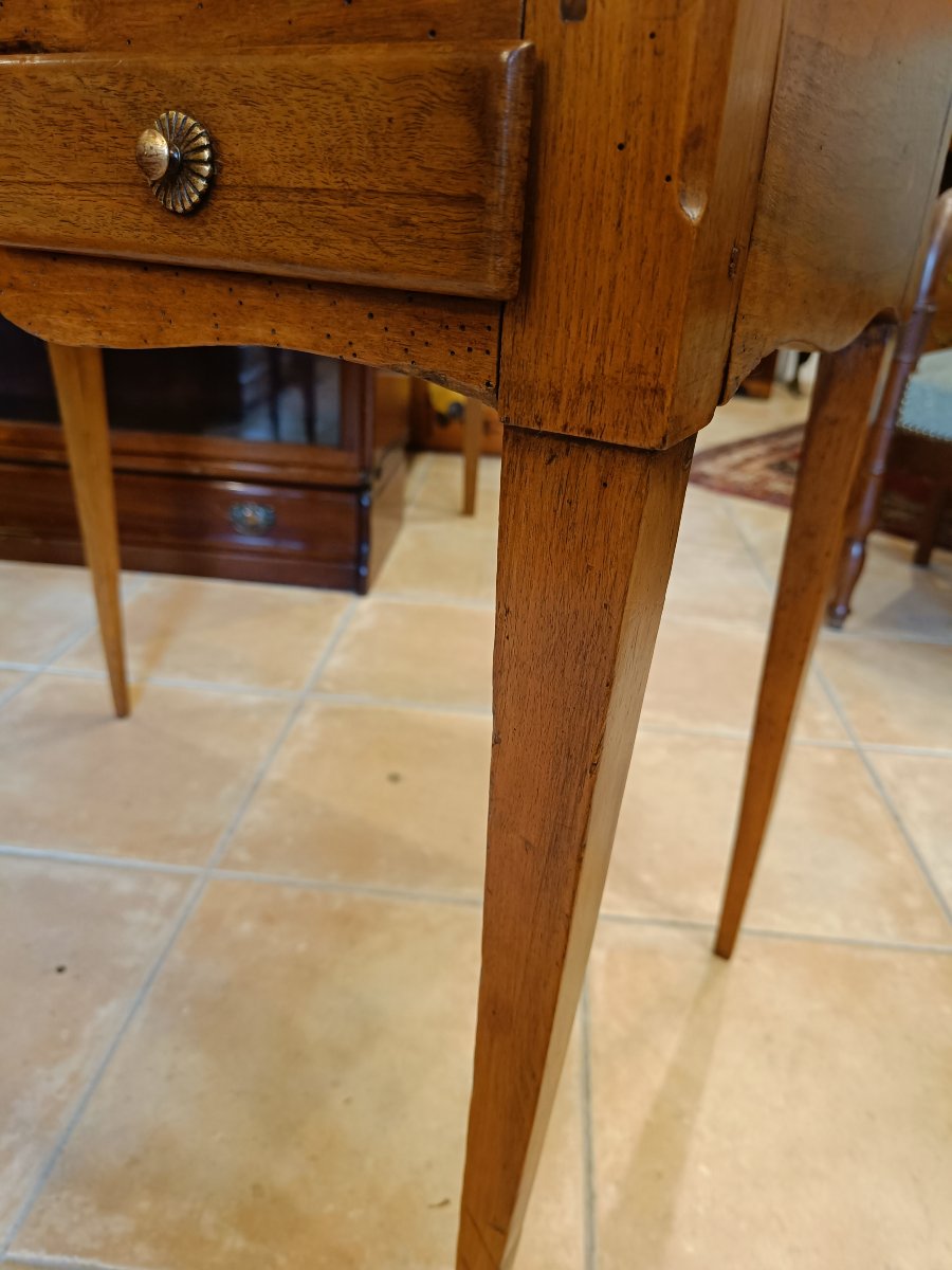 Coiffeuse directoire début 19ème en noyer massif-photo-7