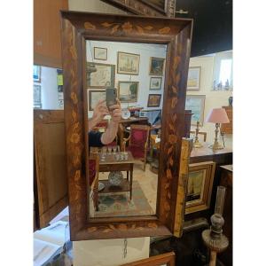 Louis Philippe Mirror Made Of Mahogany And Lemonwood