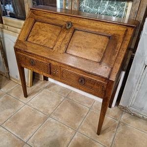 Bureau De Pente Directoire 19ème En Fruitier