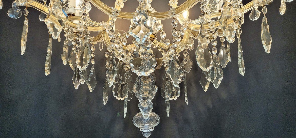 Maria-theresia Chandelier With 13 Light Points, Bronze-photo-3