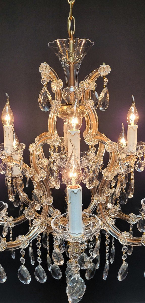 Proantic: Lustre Maria-theresia à 12 Points Lumineux.