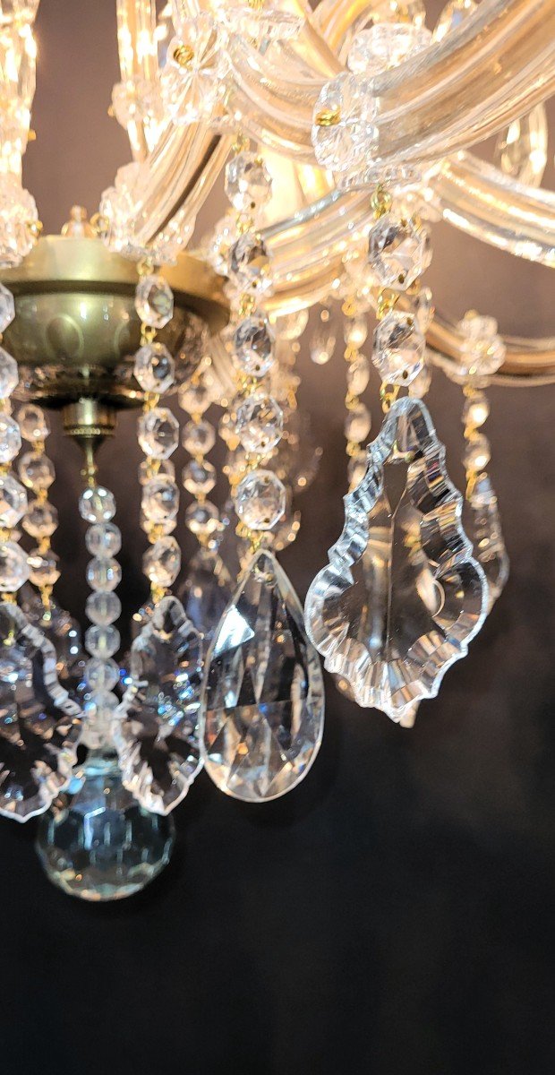 Magnificent Maria-theresia Chandelier With 12 Light Points.-photo-5