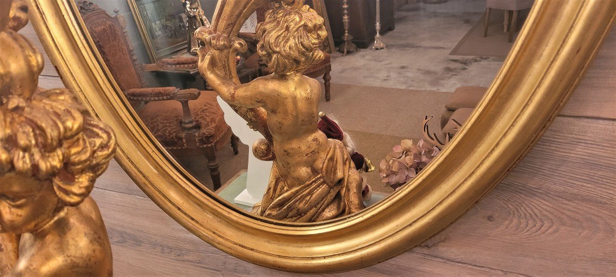 Miroir Ovale Louis XVI-photo-4