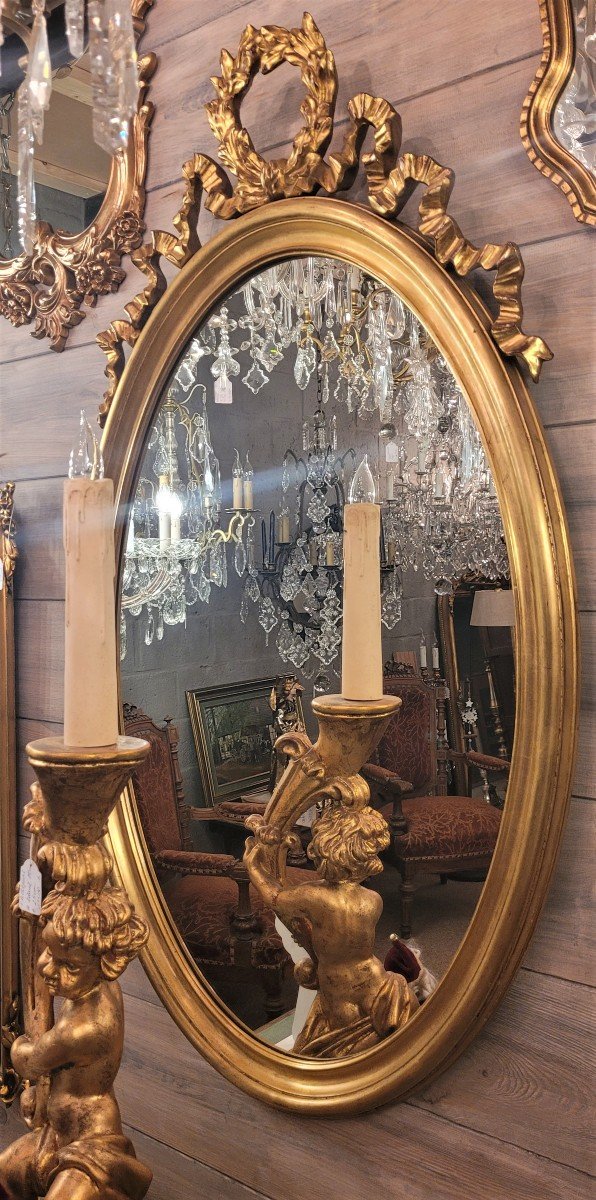 Miroir Ovale Louis XVI