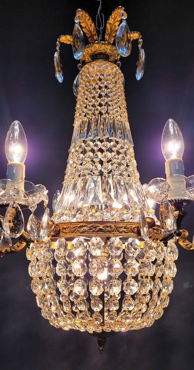 Proantic: Pocket Chandelier With 10 Light Points.