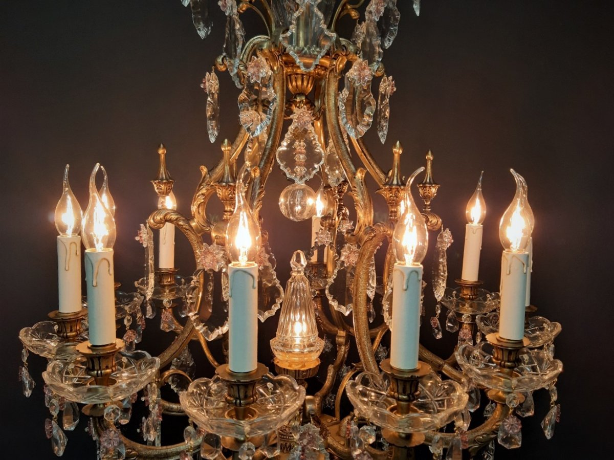 Superb Spanish Chandelier With 13 Light Points-photo-2