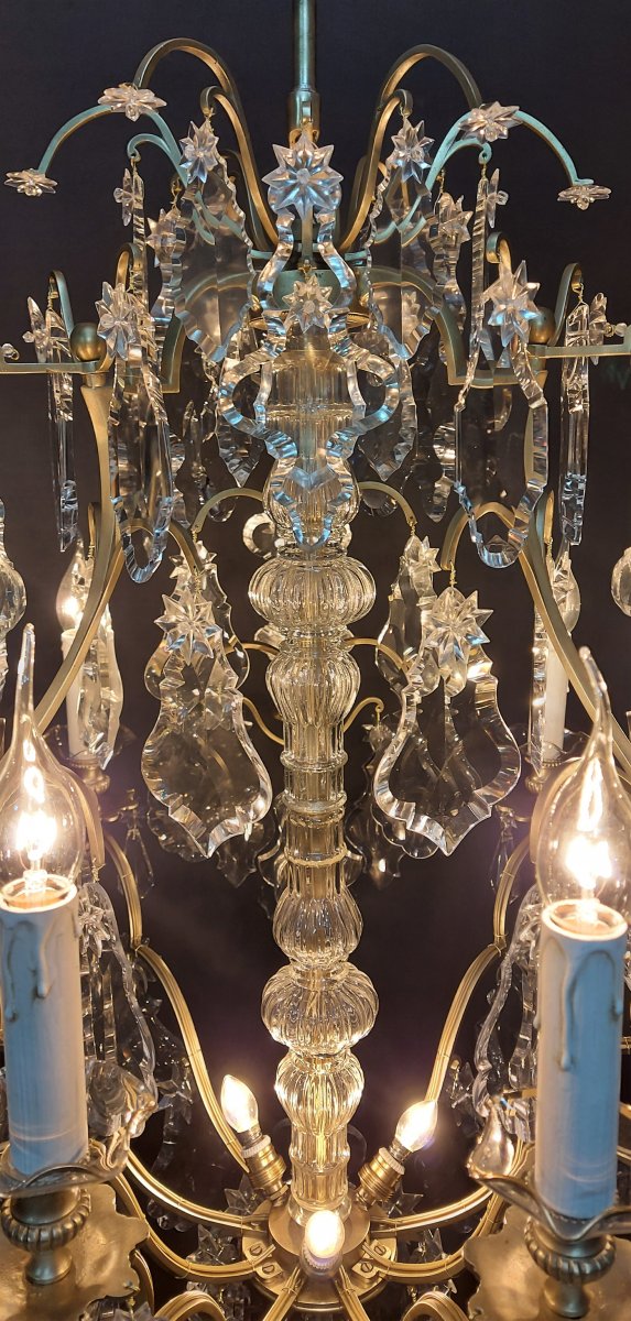 Fantastic French Chandelier With 12 Light Points-photo-2