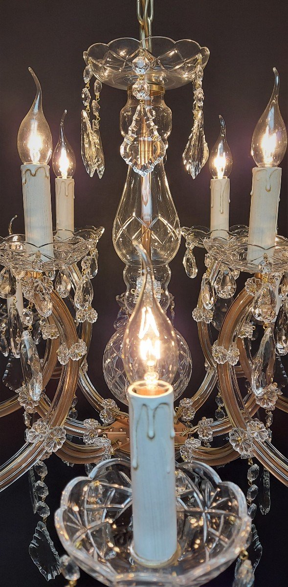 Proantic: Lustre Maria-theresia à 12 Points Lumineux