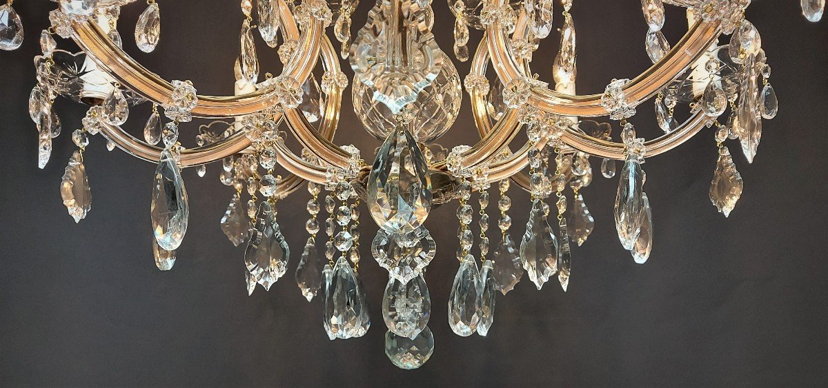 Proantic: Lustre Maria-theresia à 12 Points Lumineux