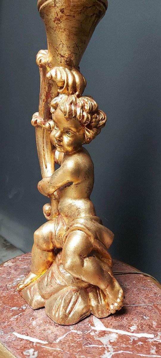 Angel Plaster Lamp.-photo-4