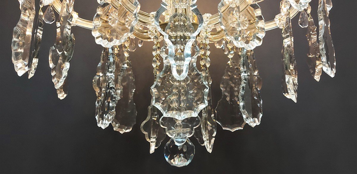 Maria-theresia Chandelier With 12 Light Points, Bronze-photo-5