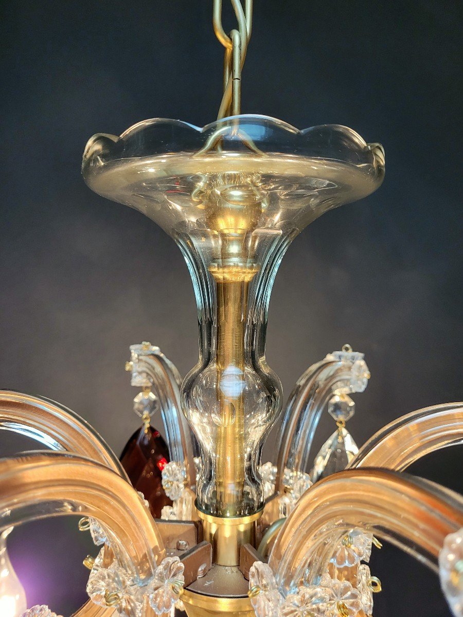 Proantic: Lustre Maria-theresia Avec 6 Points Lumineux