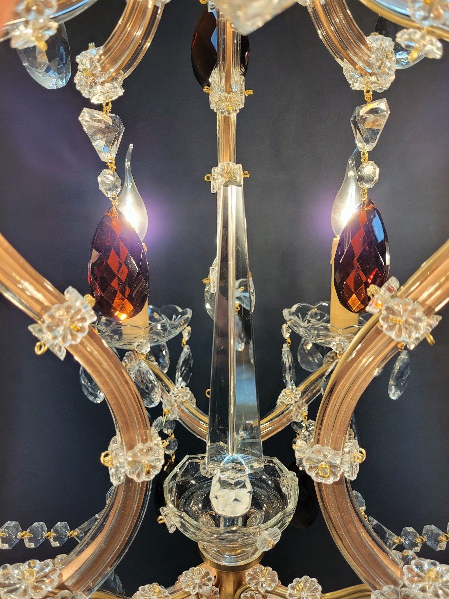 Proantic: Lustre Maria-theresia Avec 6 Points Lumineux