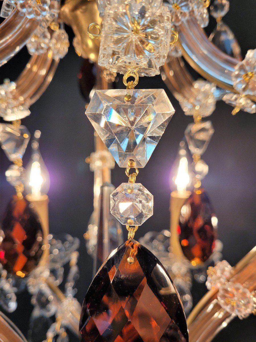 Proantic: Lustre Maria-theresia Avec 6 Points Lumineux