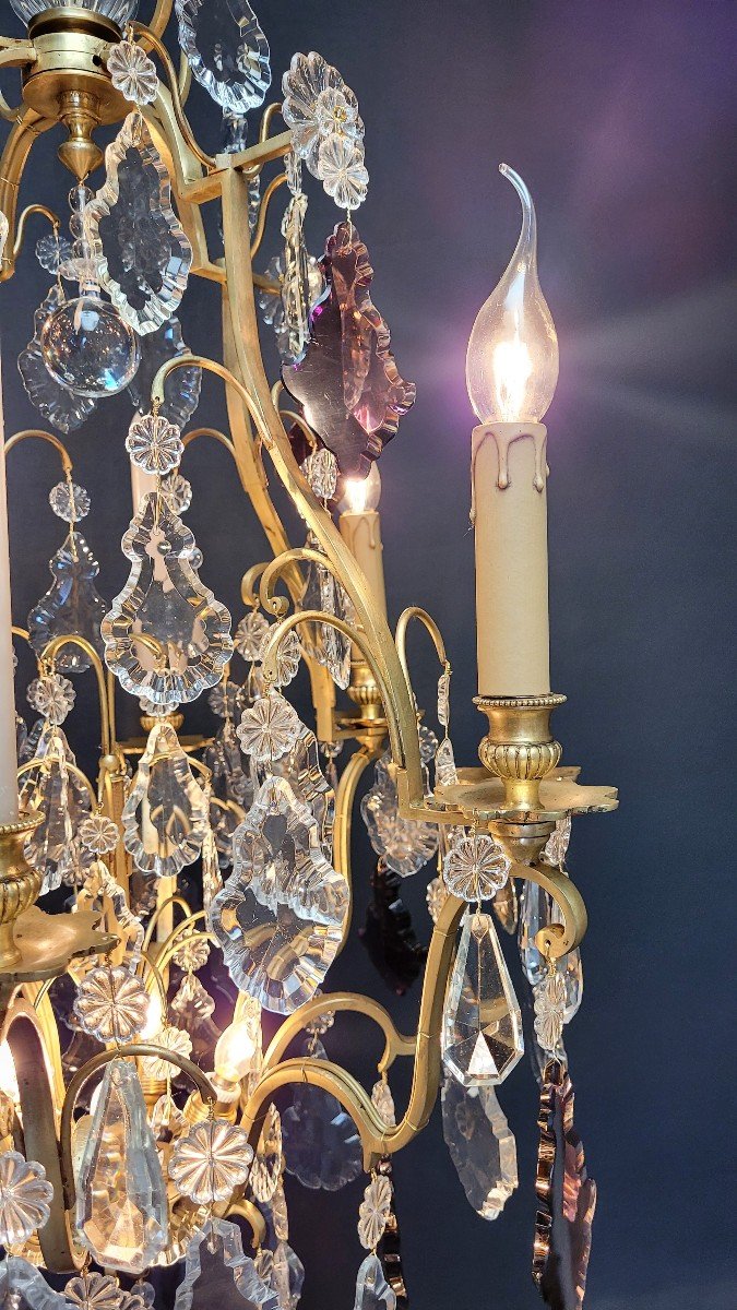 Elegant French Chandelier With 8 Light Points.-photo-1