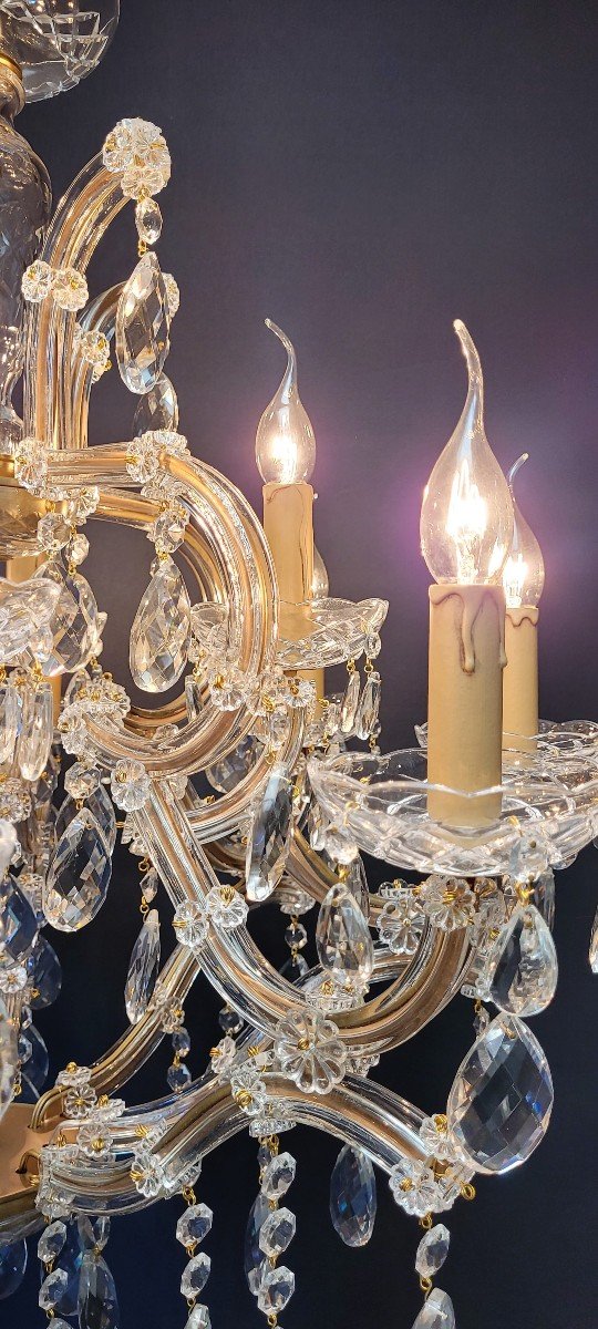 Proantic: maria-theresia Chandelier With 12 Light Points.
