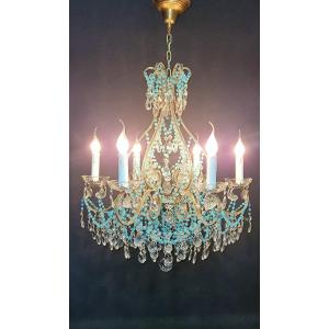 Italian Chandelier With 6 Light Points.