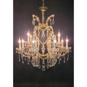 Maria-theresia Chandelier With 12 Light Points.