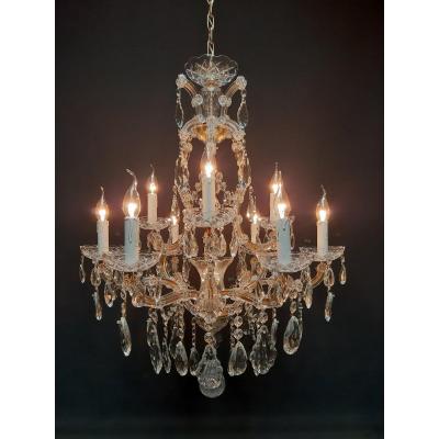 Maria Theresia Chandelier With 10 Luminous Points.