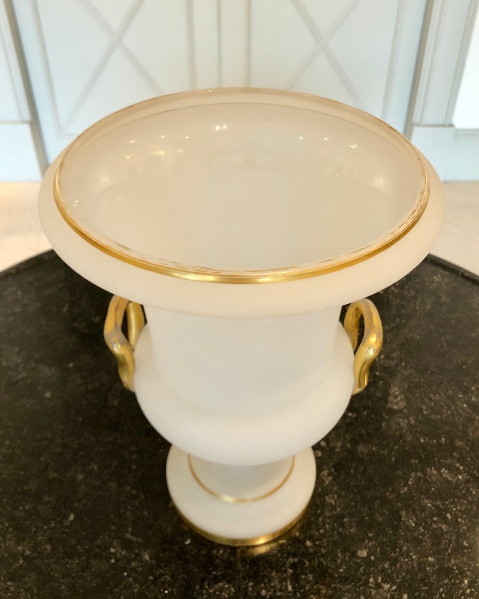Vase En Opaline Du Début Du XIXe Siècle-photo-1