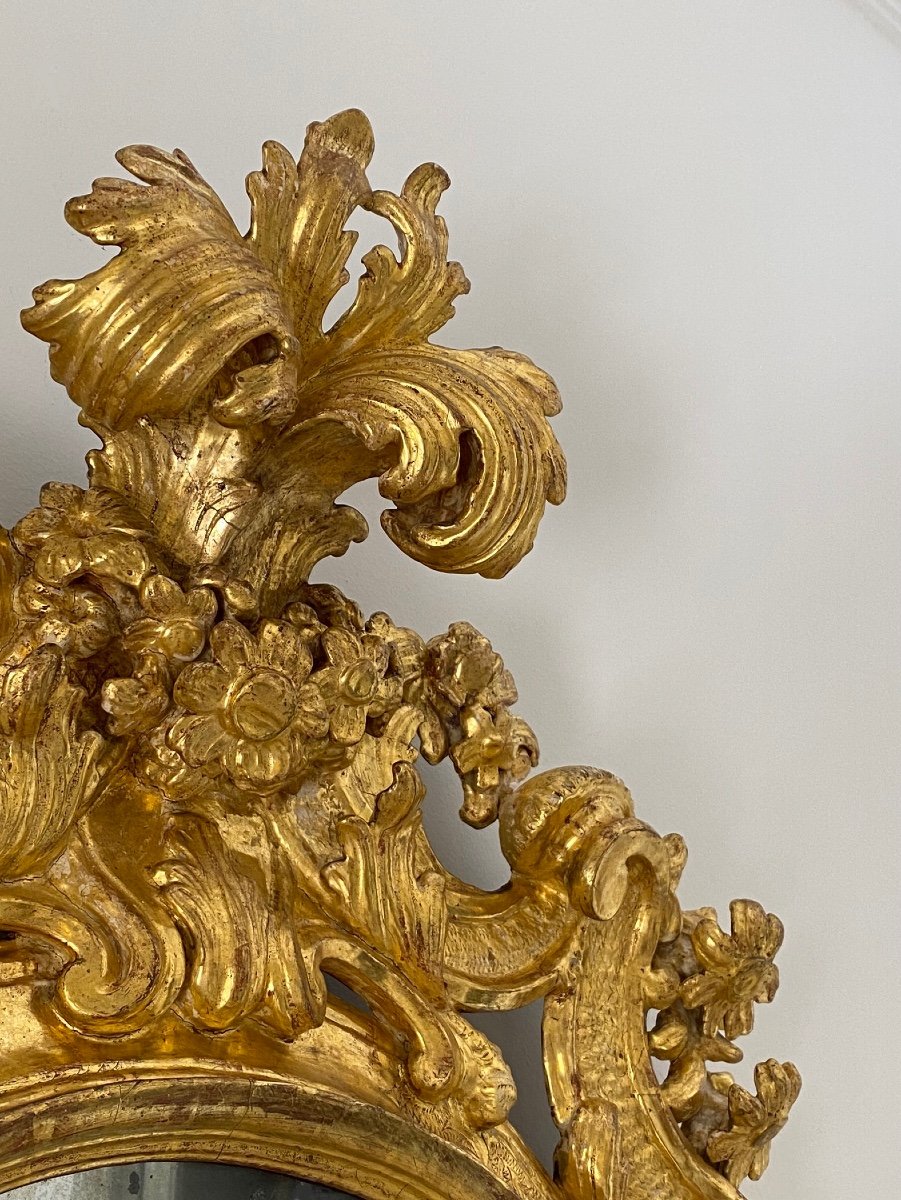 Pair Of Spanish Philip V Mirrors-photo-3