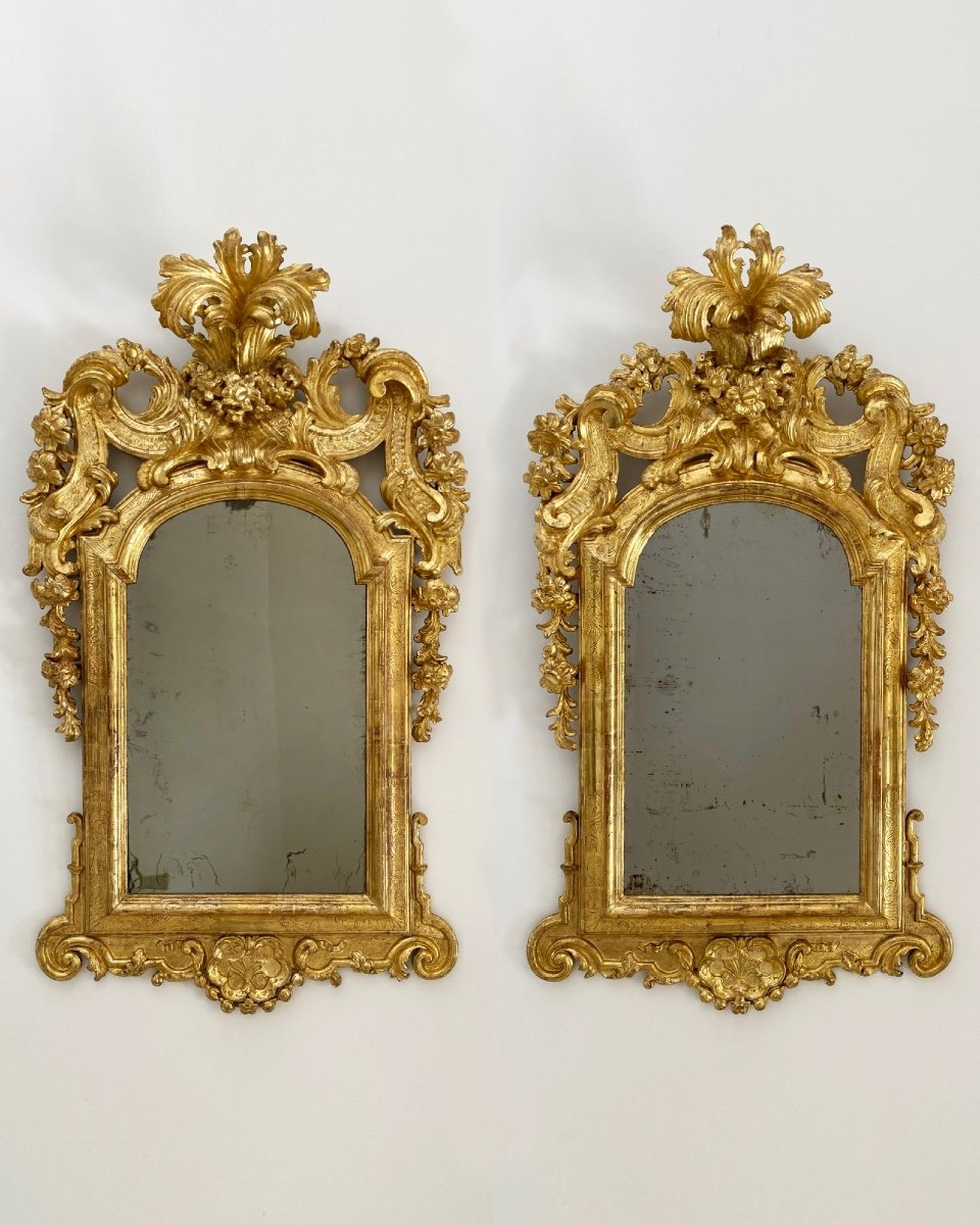 Pair Of Spanish Philip V Mirrors