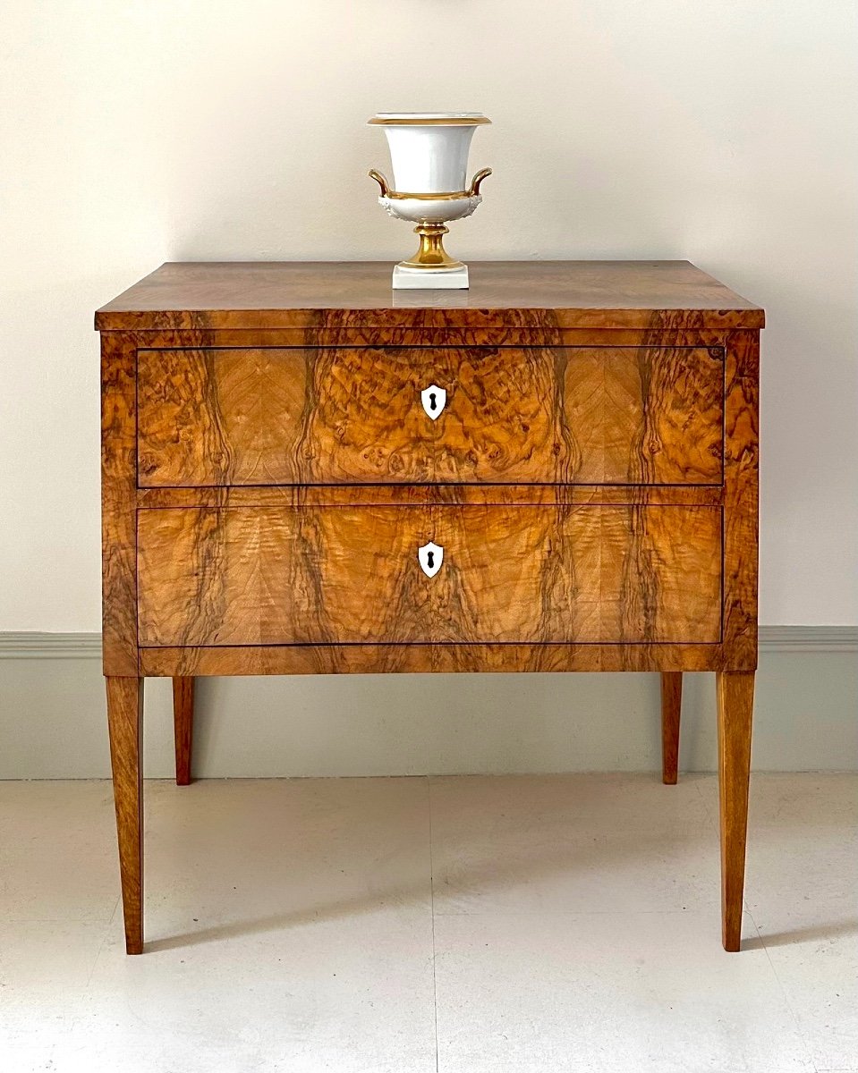 Walnut Biedermeier Commode