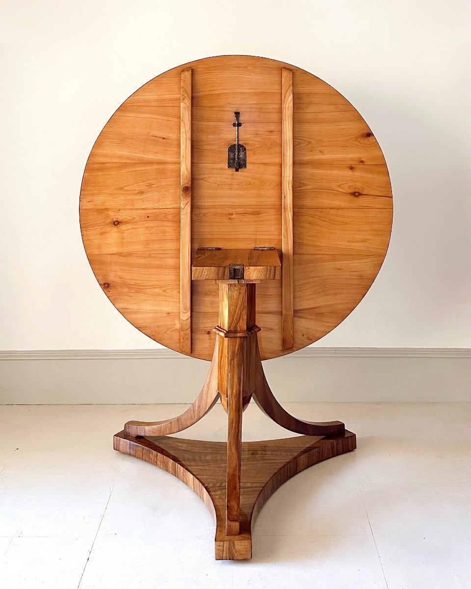 Table à Plateau Basculant Biedermeier Autrichien.-photo-3