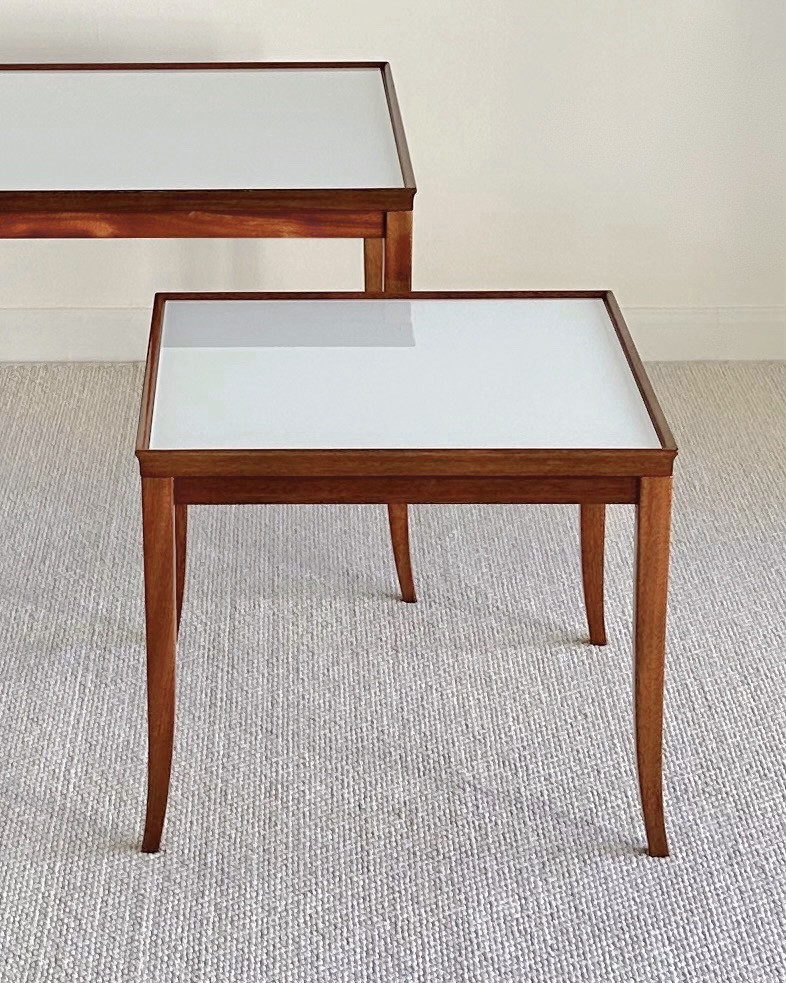 Paire de tables gigognes autrichiennes-photo-3