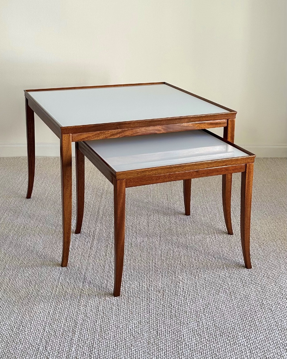 Paire de tables gigognes autrichiennes