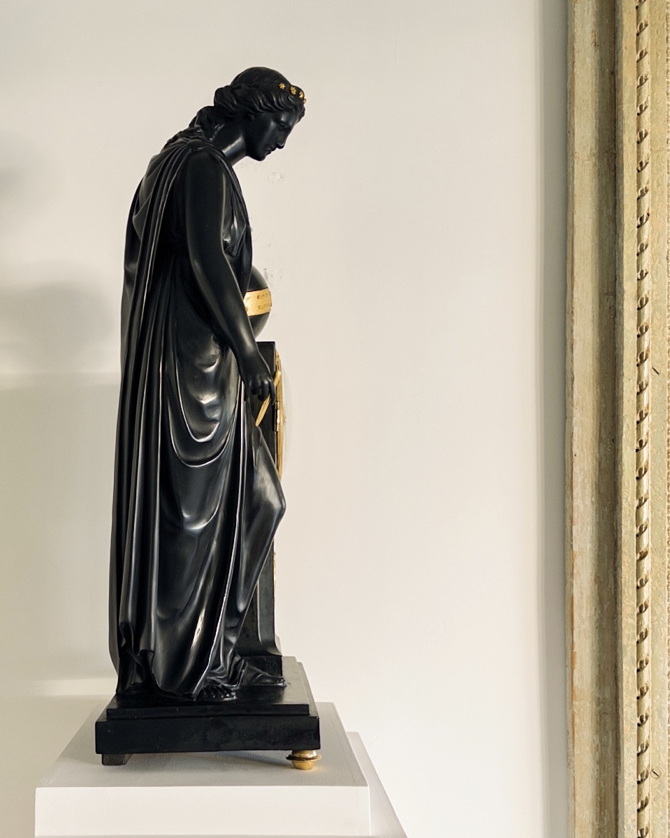 Pendule néoclassique allemande-photo-4