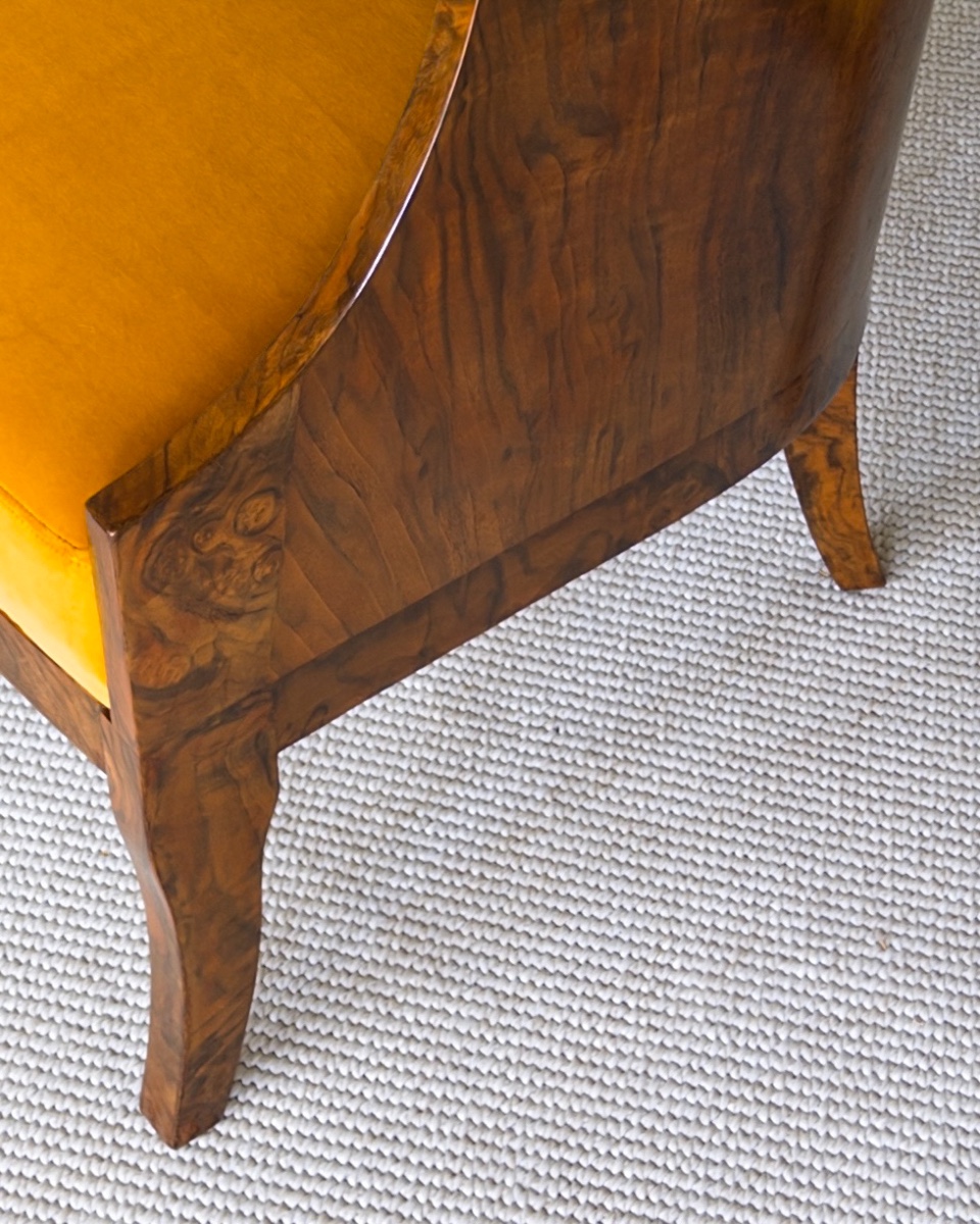 Pair Of Art Deco Neoclassical Armchairs-photo-1