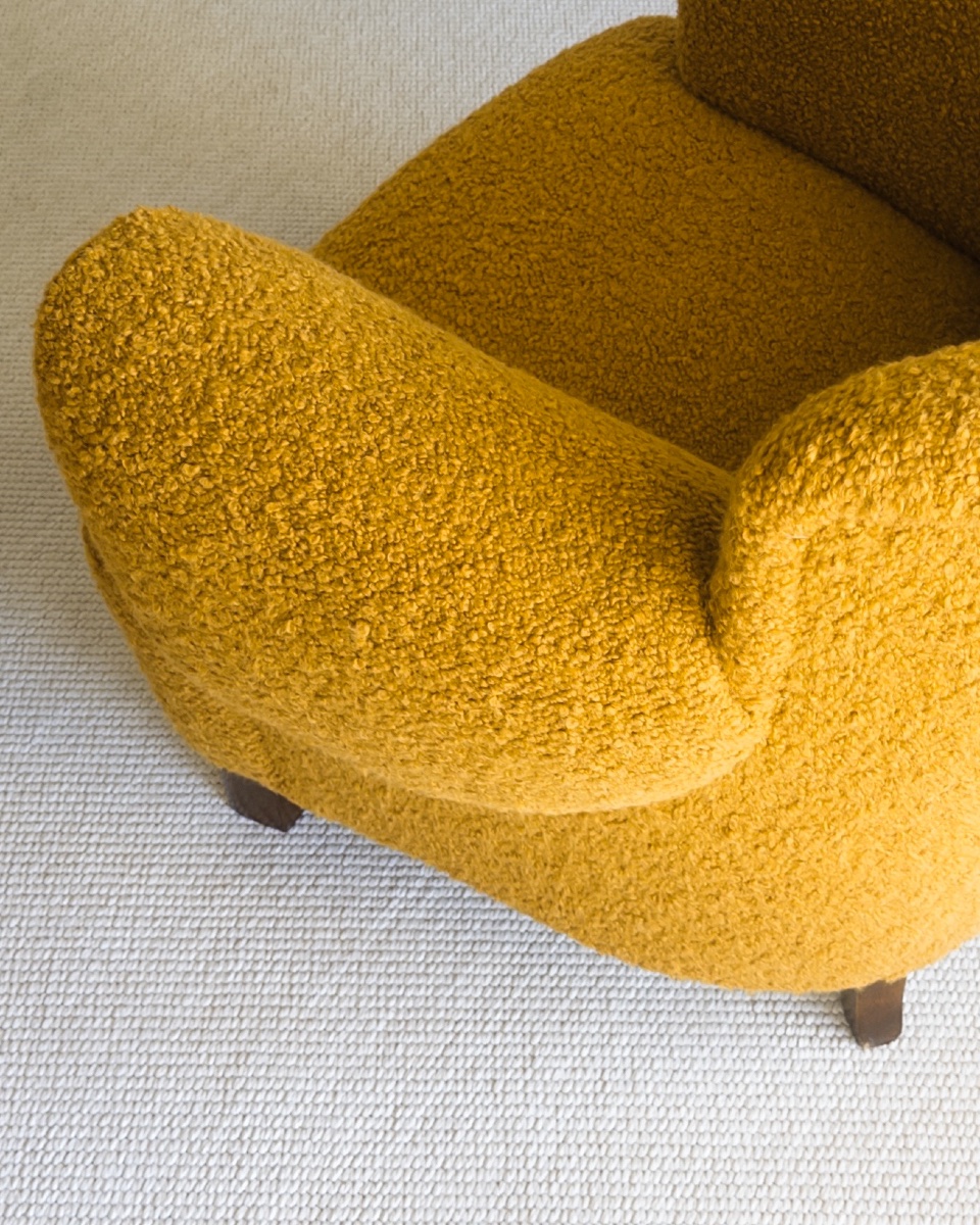 Paire de fauteuils autrichiens des années 40-photo-4