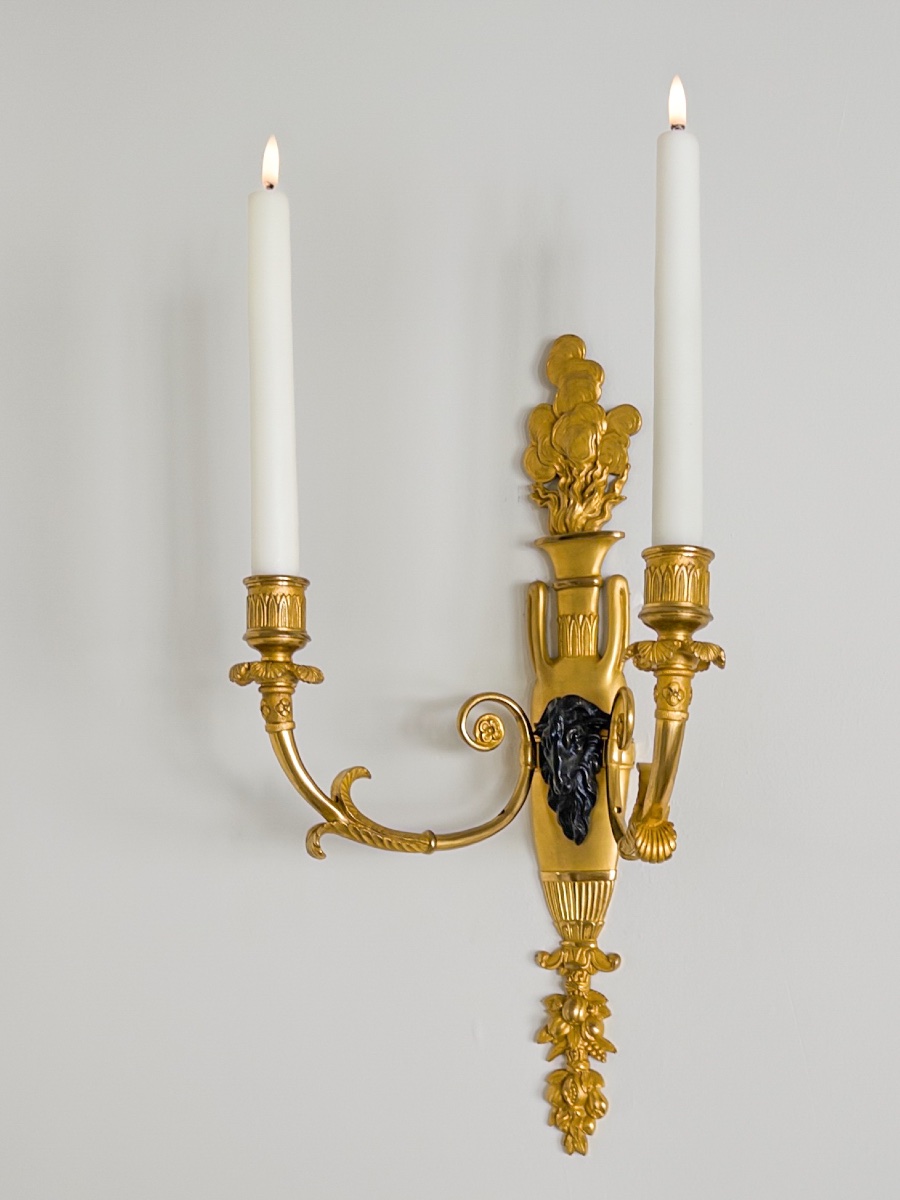 Pair Of Directoire Sconces-photo-4