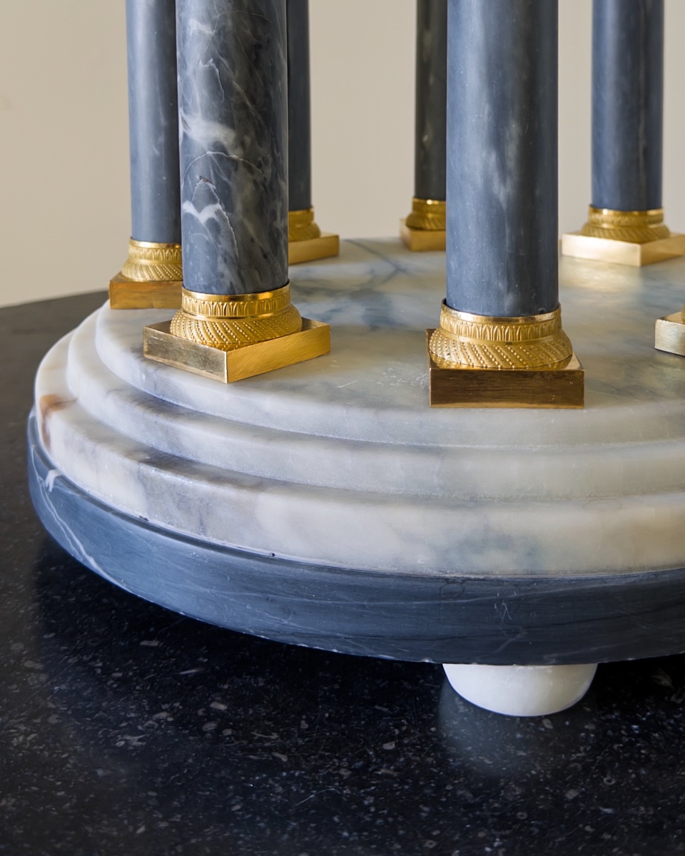 A Neoclassical Temple Made Of Marble And Alabaster.-photo-4