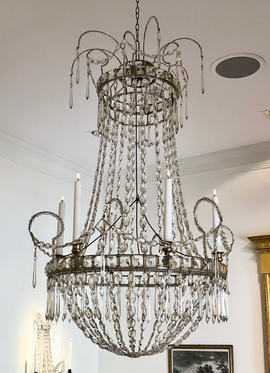  Crystal Chandelier From The Royal Manufacture Of La Granja-photo-2