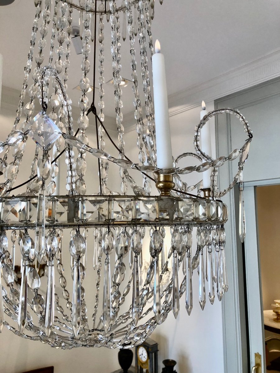  Crystal Chandelier From The Royal Manufacture Of La Granja-photo-3