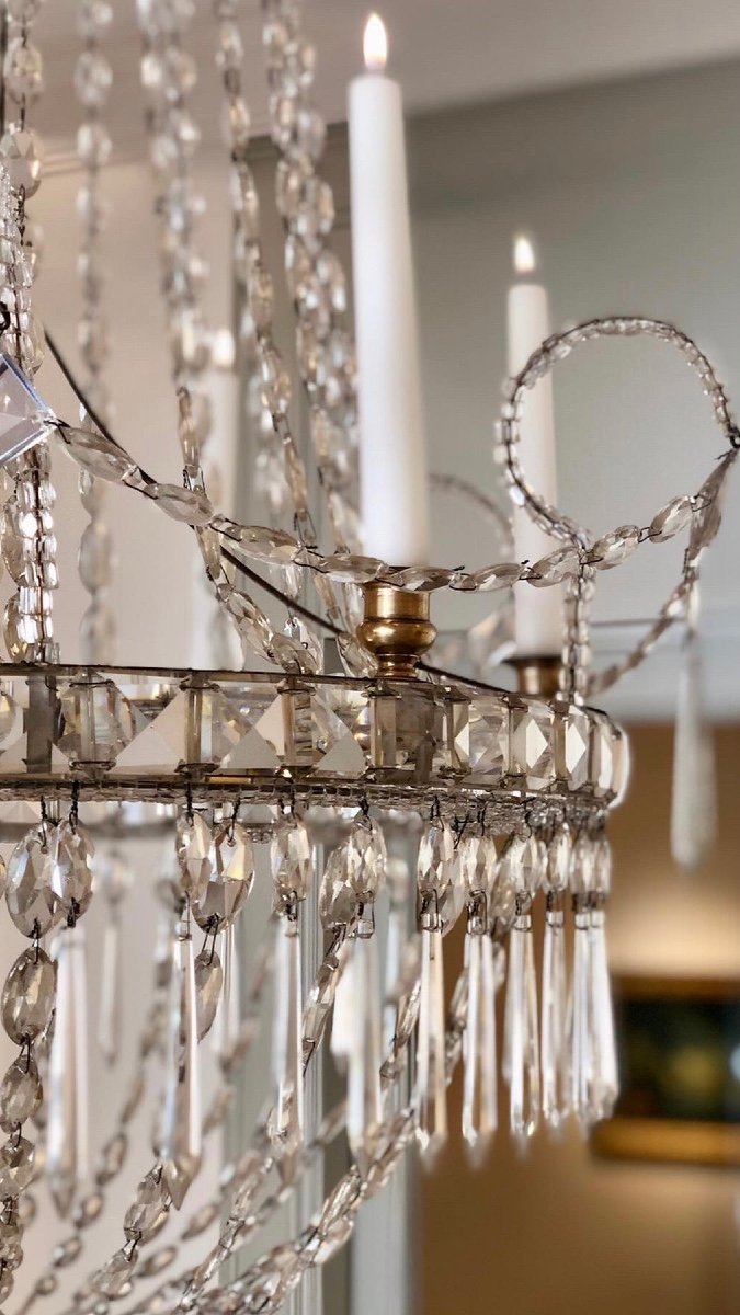  Crystal Chandelier From The Royal Manufacture Of La Granja-photo-1