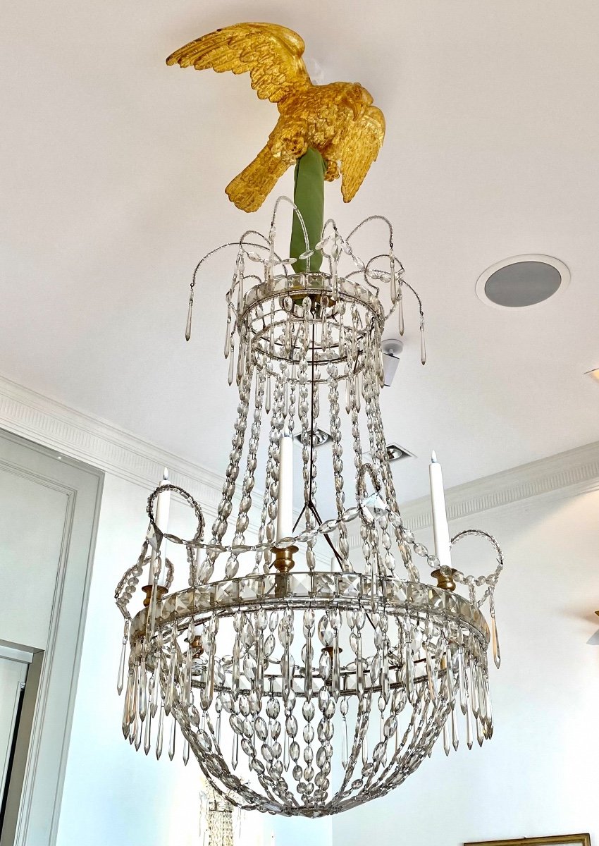  Crystal Chandelier From The Royal Manufacture Of La Granja-photo-3