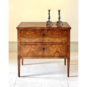 Biedermeier Commode In Walnut