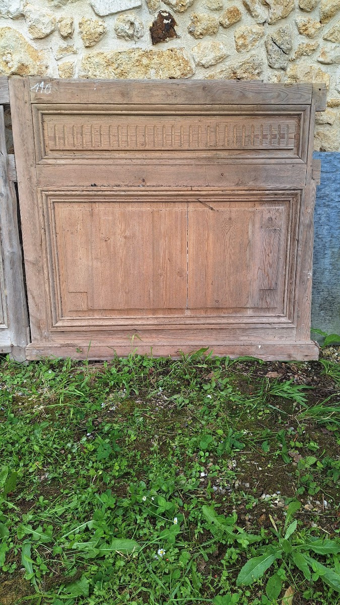 Soubassements Cimaises Louis XVI  Boiseries Décapés Décoration Cannelures 18ème Portes -photo-1