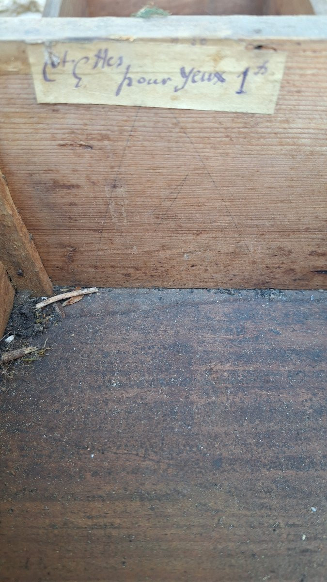 Lot Of Antique Drawers, Trade Furniture, Pharmacy Counter, Hospital, Dispensary, Military Decor-photo-1