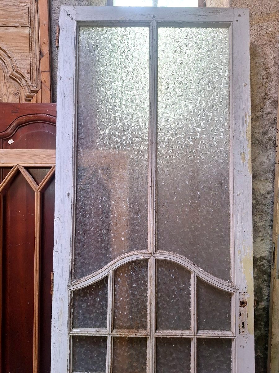 Portes Vitrées Art Déco Séparation De Pièces Jardin D'Hiver Boiserie Verrière Cabane Atelier-photo-4