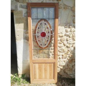 Door With Stained Glass