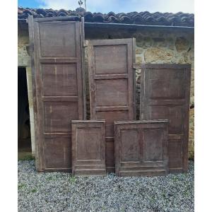 Baseboard 8.50 Meters Walnut 19th Century Woodwork Doors Decoration Bases Rails