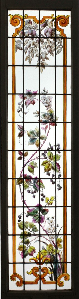 Vitrail-vitraux-mûrier Et Cerisier