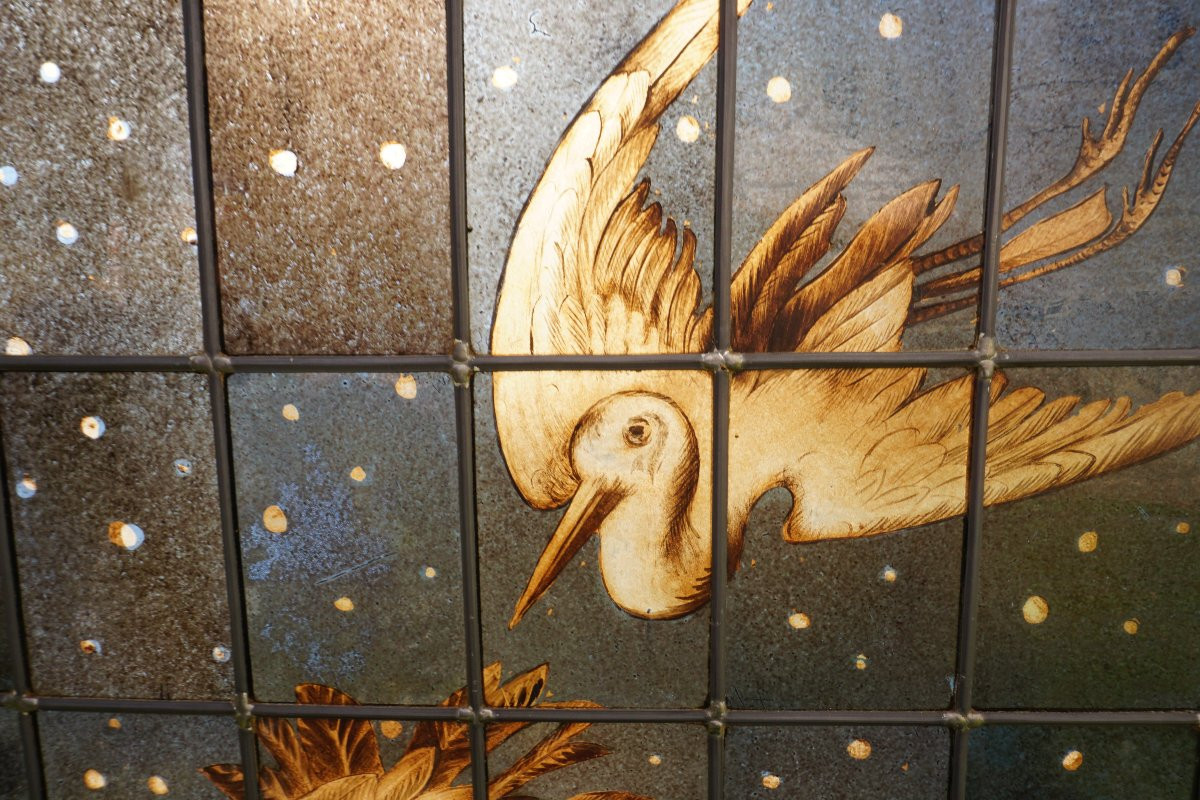 Stained Glass - Flight Of Storks-photo-1