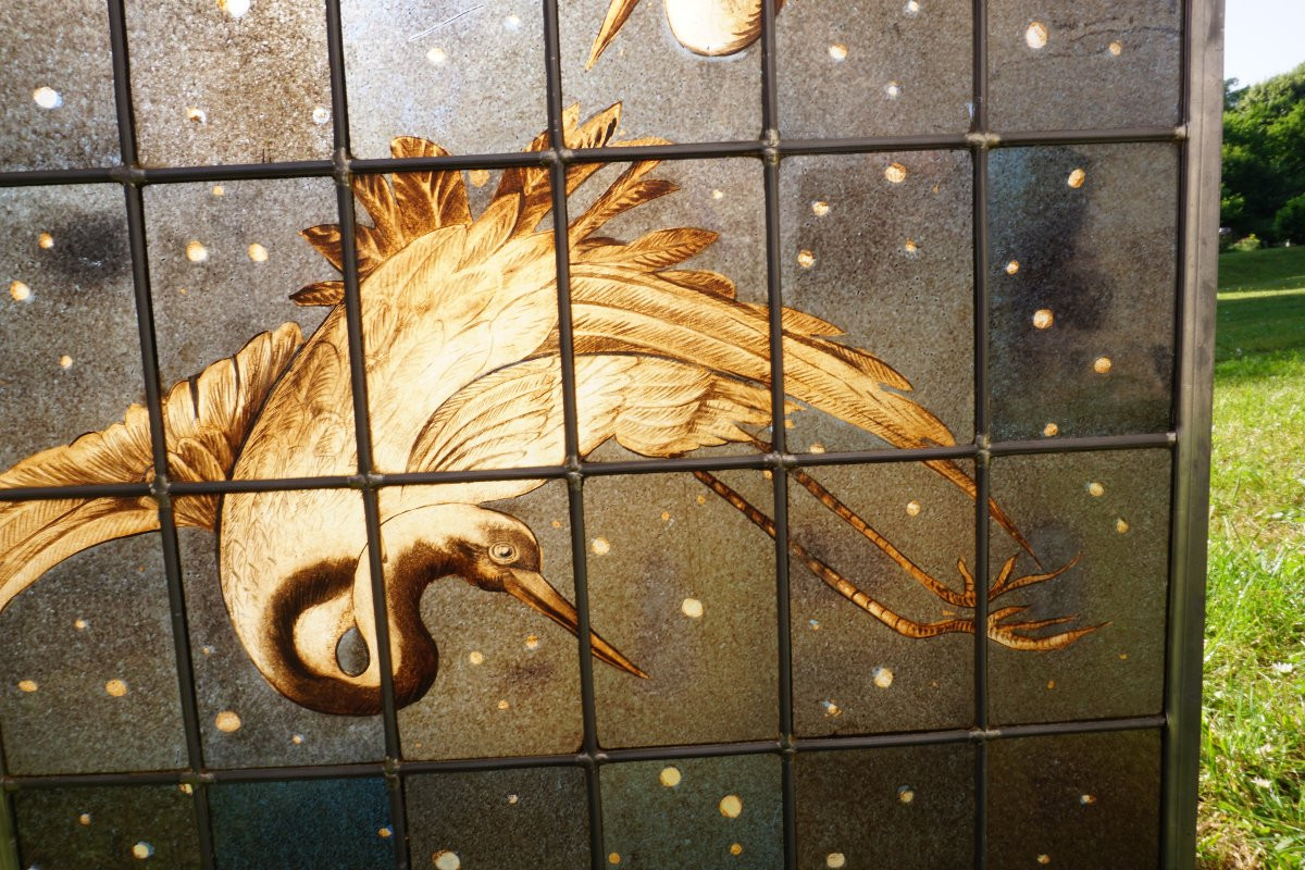 Stained Glass - Flight Of Storks-photo-2