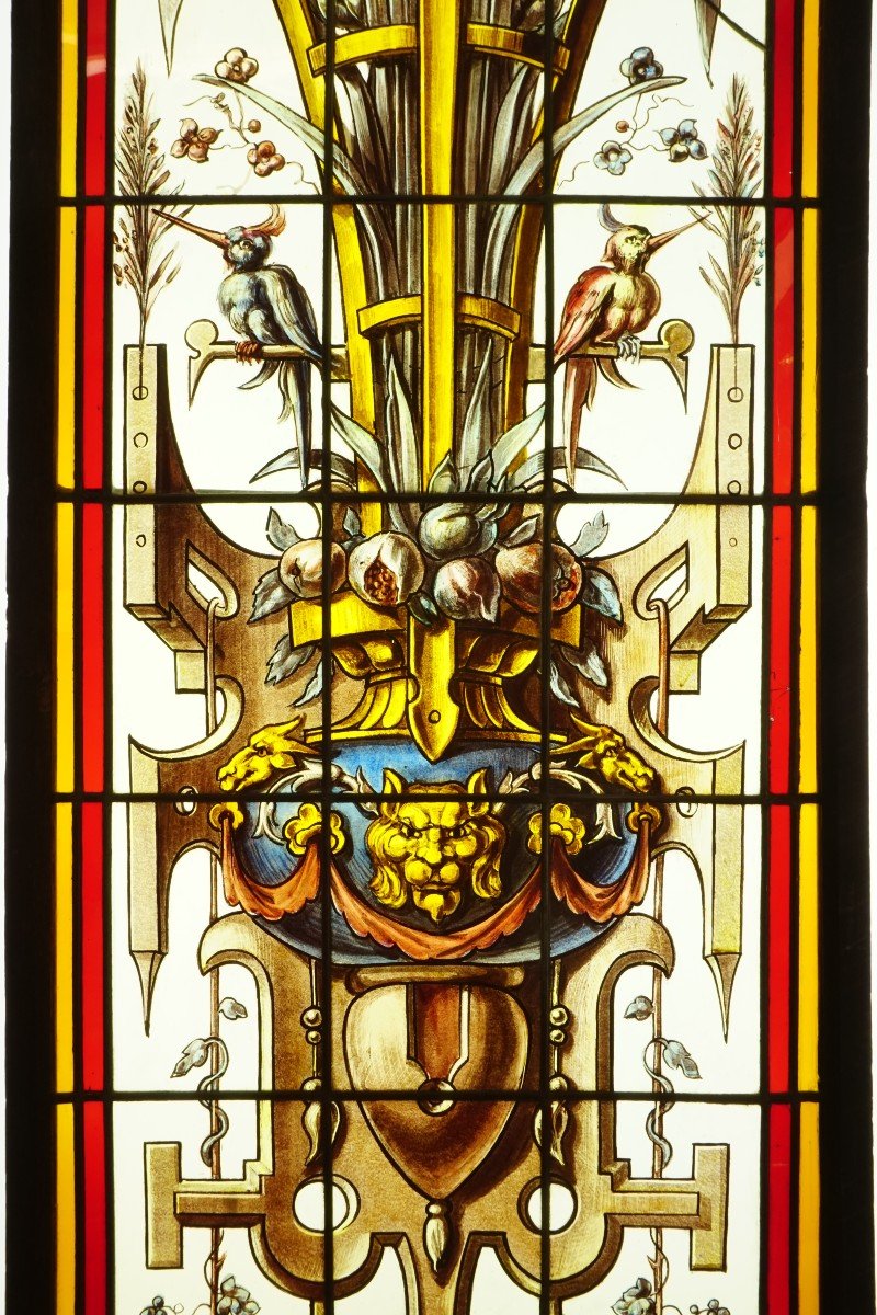 Stained Glass - Stained Glass Windows - Renaissance Bouquet-photo-3