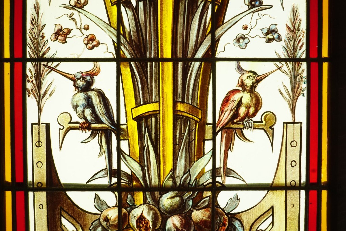 Stained Glass - Stained Glass Windows - Renaissance Bouquet-photo-4